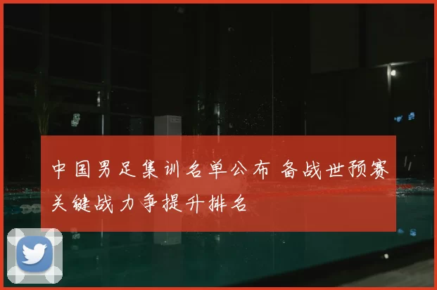 中国男足集训名单公布 备战世预赛关键战力争提升排名