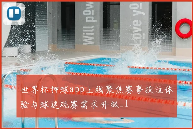 世界杯押球app上线聚焦赛事投注体验与球迷观赛需求升级_1